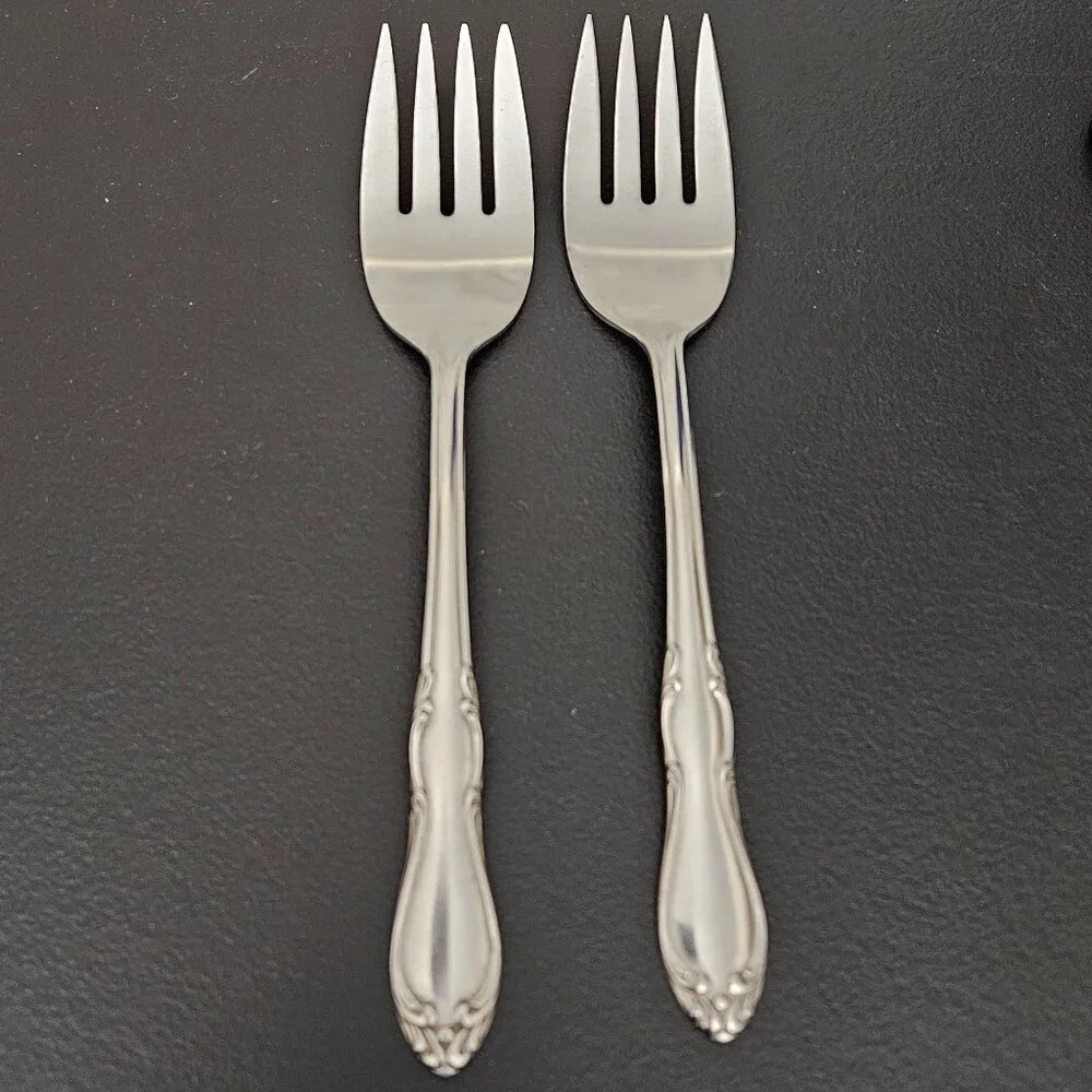ONEIDA LTD S.L. & G.H. ROGERS STAINLESS 6 PC SERVING SET